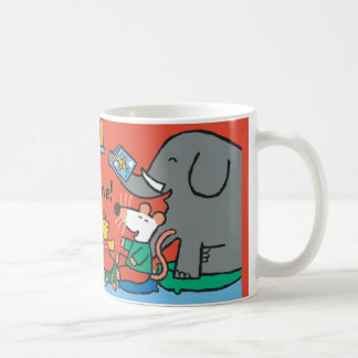 Caneca De Café Maisy e os amigos riem do tempo da história
