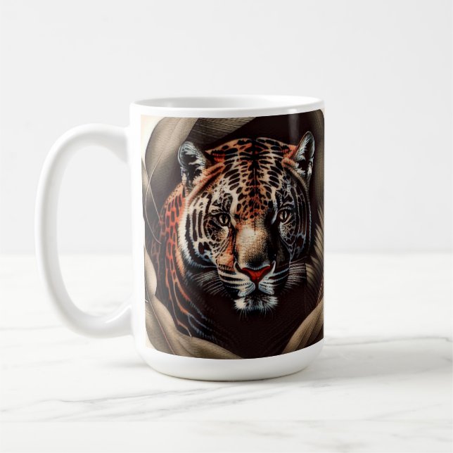 Caneca De Café Majestade Jaguar - Rei Da Selva (Esquerda)