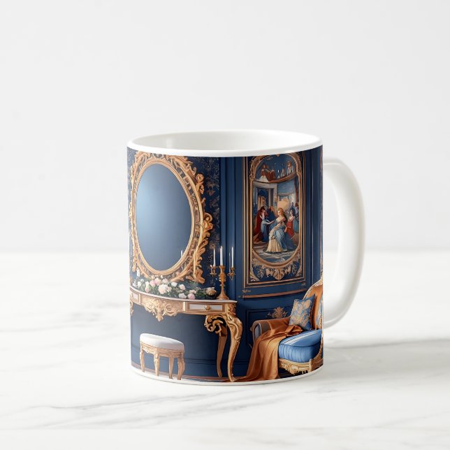 Caneca De Café Majestade Matinal. (Frente Esquerda)