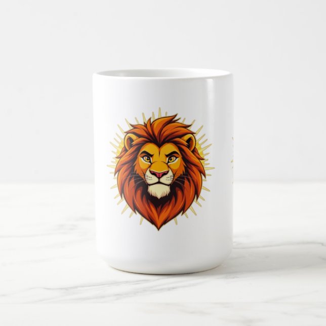 Caneca De Café Majestic Lion – King of Power and Authority (Centro)