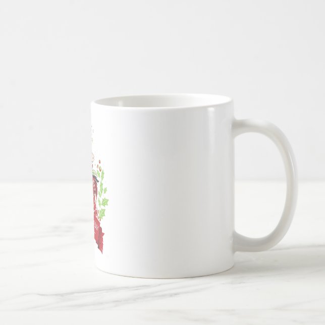 Caneca De Café Majesticamente Festivo (Direita)