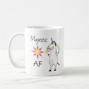 Caneca de café majestosa engraçada do AF