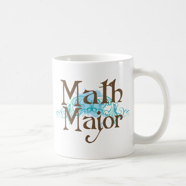 Caneca De Café Major de matemática presente (Direita)