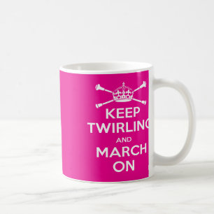 Caneca De Café Majorettes Rosa Continua Gritando Mug