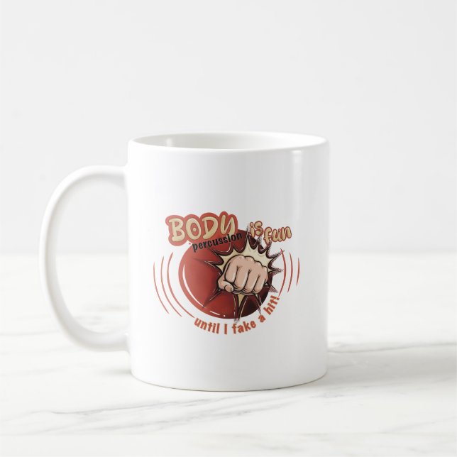 Caneca De Café Make body percussion is fun (Esquerda)