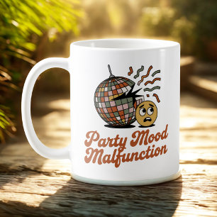 Caneca De Café Mal Funcionamento do Humor de Festa Humor Emocio