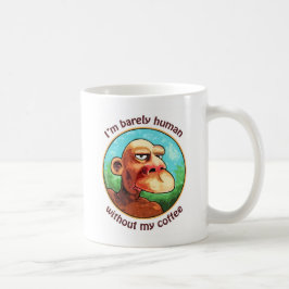 Caneca De Café Mal humano sem o café - personalizado