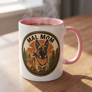Caneca de Café Mal Mãe Malinois Belga Maligator