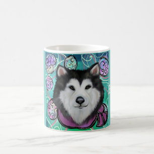 Caneca De Café Malamute do Alasca