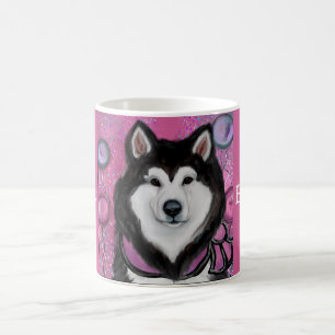 Caneca De Café Malamute do Alasca