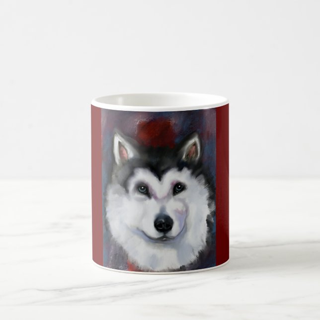 CANECA DE CAFÉ MALAMUTE DO ALASKA (Centro)