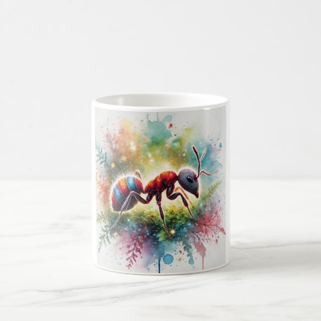 Caneca De Café Malaysian exploding ant 221024AREF132 - Watercolor (Centro)