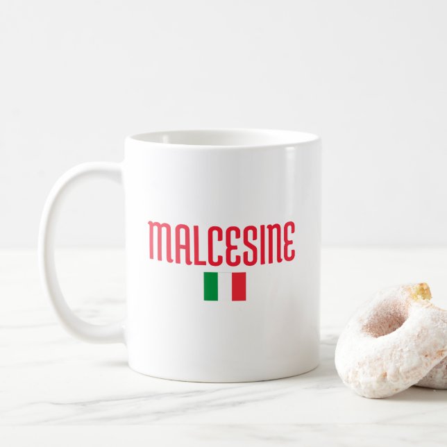 Caneca De Café MALCESINE Itália (Com Donut)
