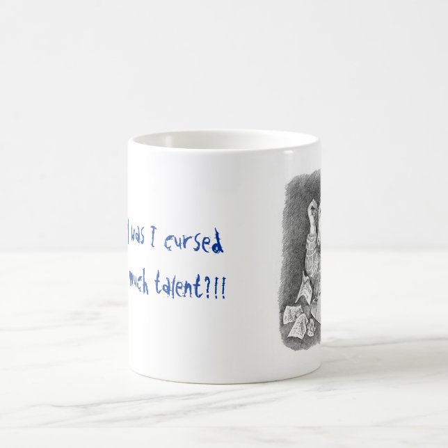 Caneca De Café Maldito com talento (Centro)