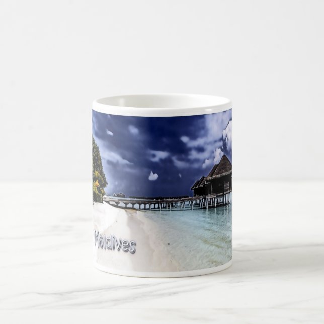Caneca De Café Maldivas - Panorama - (Centro)