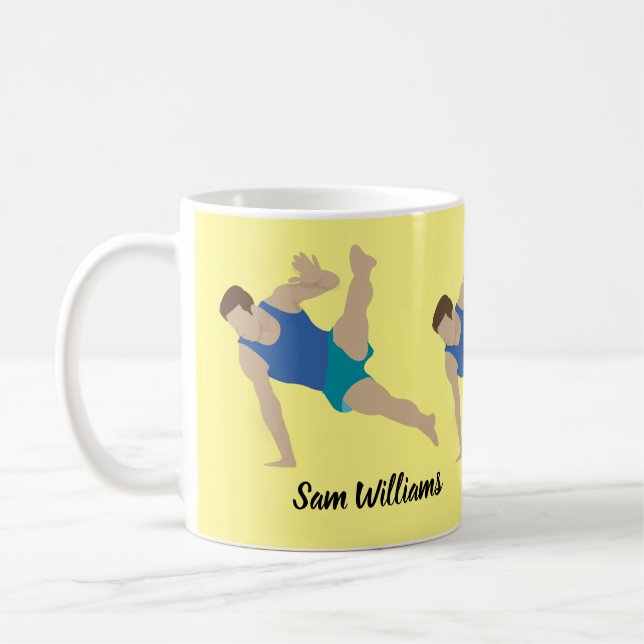 Caneca De Café Male Gymnast (Esquerda)