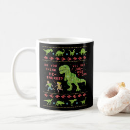 Caneca De Café Malha engraçada do falso do humor da chalaça do
