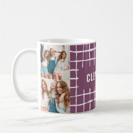 Caneca De Café Malha roxa 4 Fotografia mínima moderna
