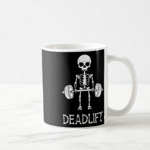 Caneca De Café Malhação de Extração de Peso do Gym Skeleton