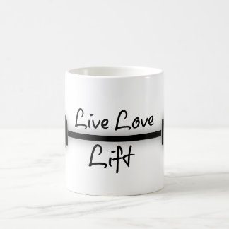 Caneca De Café Malhação: Live Love Lift