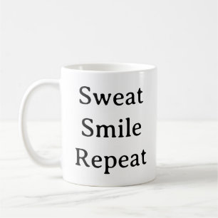 Caneca De Café Malhação Motivation Mug - Suor Smile Repetir