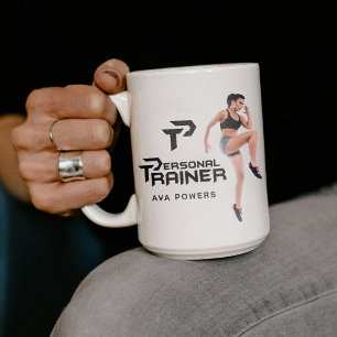 Caneca De Café Malhação Personalizada do Treinador Pessoal