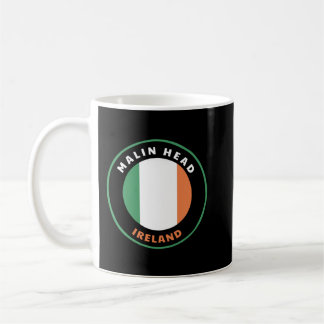 Caneca De Café Malin Head Ireland IE Irish Heritage & Pride Flag