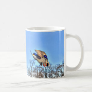 Caneca De Café Mallard Duck Wildlife Foto para amantes de aves