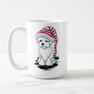 Caneca De Café Maltipoo de Inverno