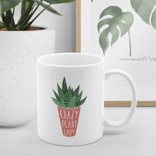 Caneca De Café Maluca de Plantas Amantes Funerárias