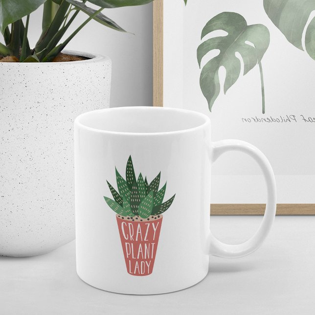 Caneca De Café Maluca de Plantas | Amantes Funerárias (Criador carregado)