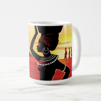 Caneca De Café mama africa rainha