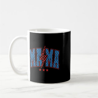 Caneca De Café Mama Americana Raio, Mama e Mini 4 de Julho