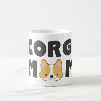 Caneca De Café Mamã bonito do Corgi