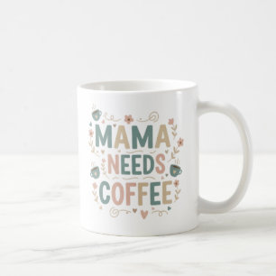 Caneca de Café Mama Caneca Cerâmica Dia das Mães
