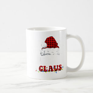 Caneca De Café Mama Claus Luzes Divertidas de Natal Família de Pi