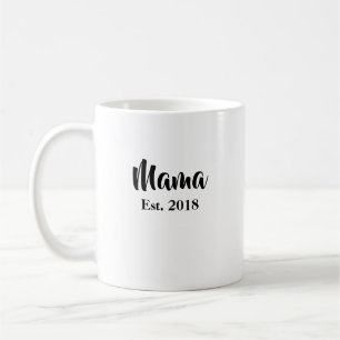 Caneca De Café Mama Criada Em 2018 Mug