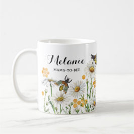 Caneca De Café Mama de Abelha para Abelha Chá de fraldas | Abelhã