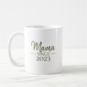 Caneca De Café Mama Desde Personalizado Ano Minimal Maternidade