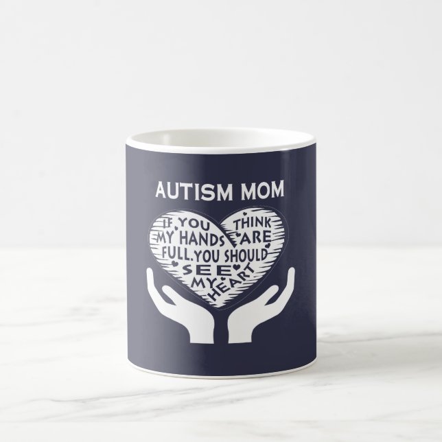 CANECA DE CAFÉ MAMÃ DO AUTISMO (Centro)