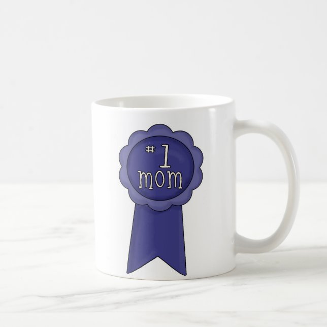 Caneca De Café Mamã do número 1 (Direita)