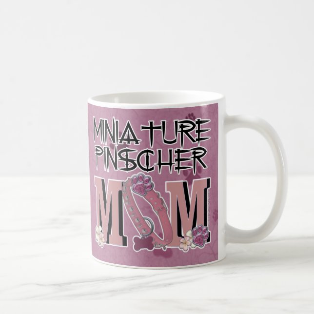 Caneca De Café MAMÃ do Pinscher diminuto (Direita)