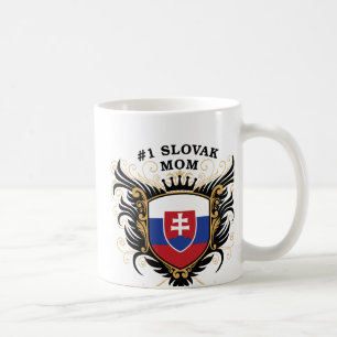 Caneca De Café Mamã eslovaca do número um