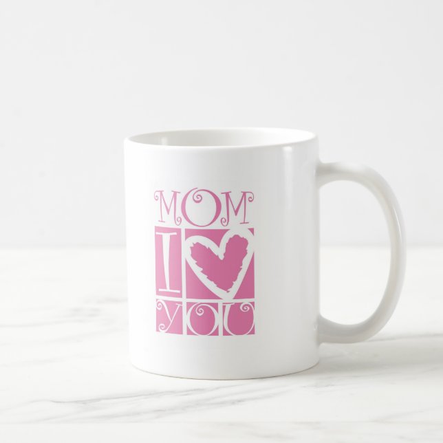 Caneca De Café mamã eu te amo (Direita)