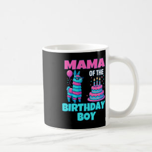 Caneca De Café Mama Festa de Aniversário do Menino Llama Pinata F