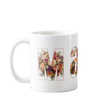 Caneca de Café Mama Floral