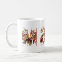 Caneca de Café Mama Floral