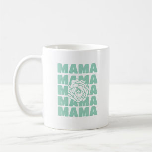Caneca De Café Mama Floral Daisy