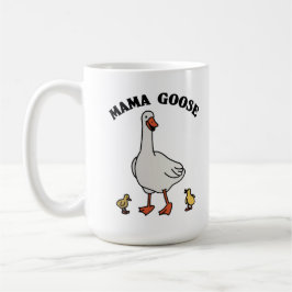 Caneca De Café Mama Goose Mug, Cute Mothers Day Ceramic Cup, Mom 