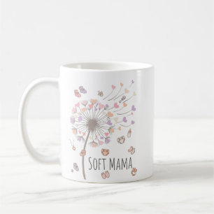 Caneca De Café Mama Macia Arte de Berçário de Dente-de-Leão Mat